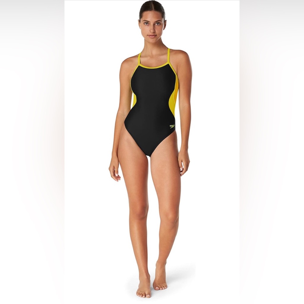 Speedo Women's Swimsuit One Piece Prolt Flyback Solid Adult Team Colors